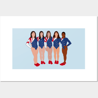 2012 Women’s Gymnastics Fierce Five Posters and Art